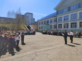 Торжественный митинг, посвященный 79-ой годовщине победы в Великой Отечественной войне.